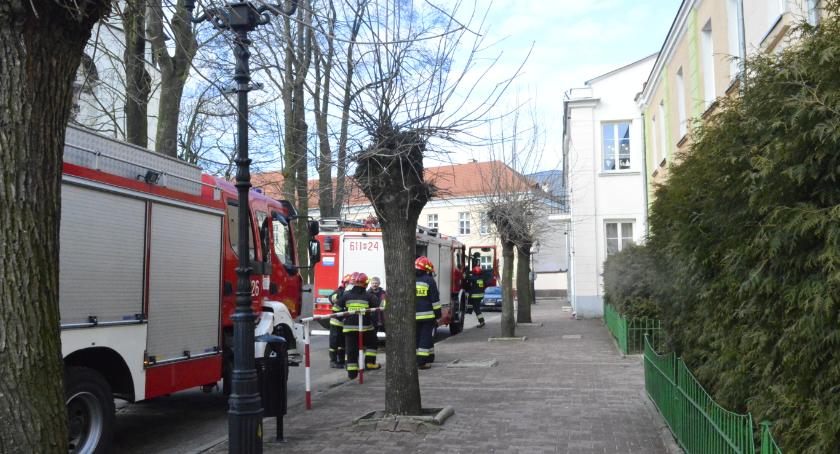 Pożar w Zespole Szkół im. Bolesława Prusa