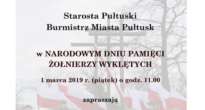 Narodowy Dzień Pamięci Żołnierzy Wyklętych - ZAPROSZENIE