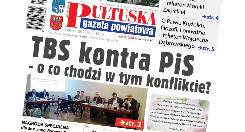 W 9 numerze Pułtuskiej Gazety Powiatowej