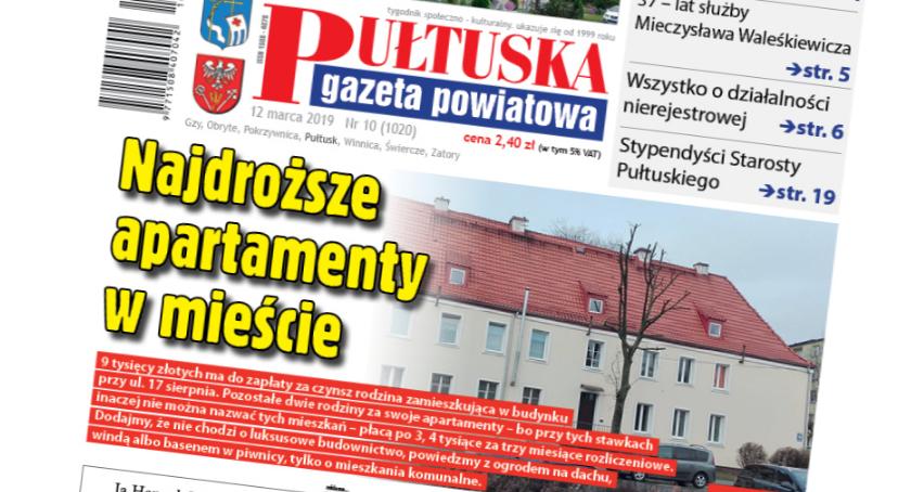 W jutrzejszym, 10 numerze Pułtuskiej Gazety Powiatowej