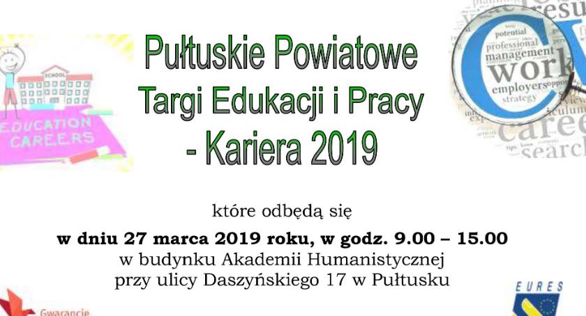 Zaproszenie na Pułtuskie Targi Pracy