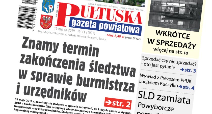 W 11 numerze Pułtuskiej Gazety Powiatowej
