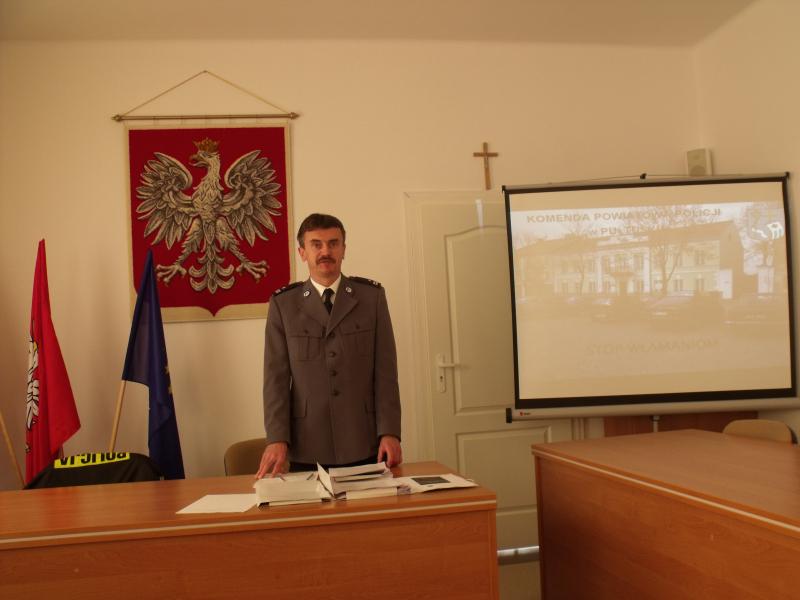 Jak zabezpieczać się przed włamaniami – spotkanie policji z sołtysami