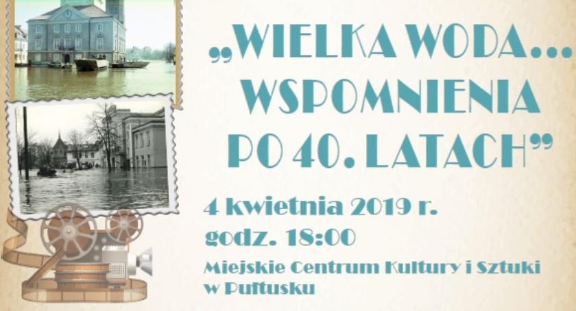 WIELKA WODA – wieczór wspomnień i promocja książki już dziś
