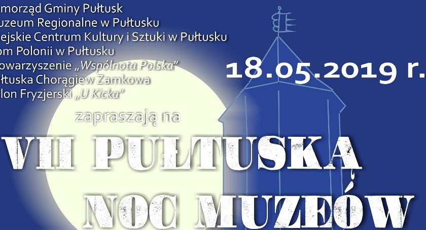 Zaproszenie na Pułtuską Noc Muzeów