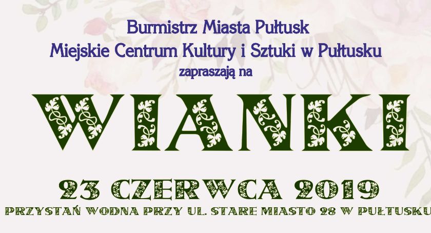 Wianki w Pułtusku - ZAPROSZENIE