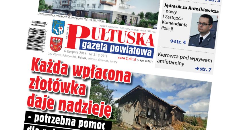 W 31 numerze Pułtuskiej Gazety Powiatowej