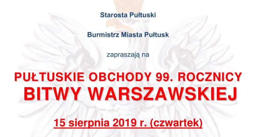 15 sierpnia w Pułtusku - ZAPROSZENIE
