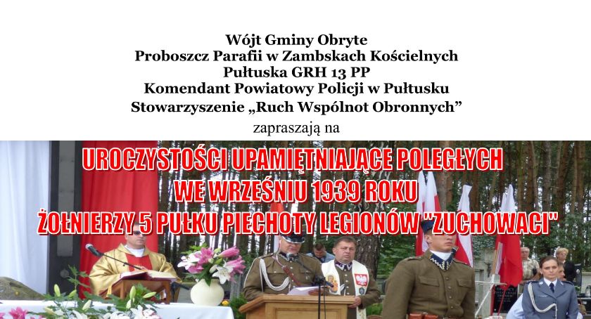 Jutro w Zambskach Kościelnych - ZAPROSZENIE
