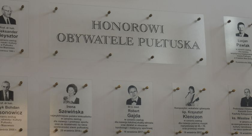 Czy rada będzie mogła pozbawić tytułu honorowego obywatela Pułtuska?