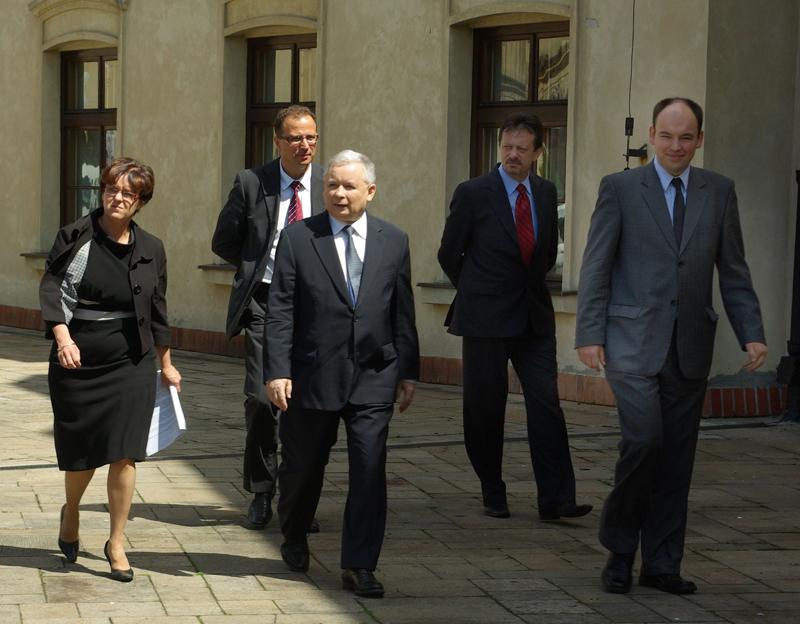 Jarosław Kaczyński w Pułtusku