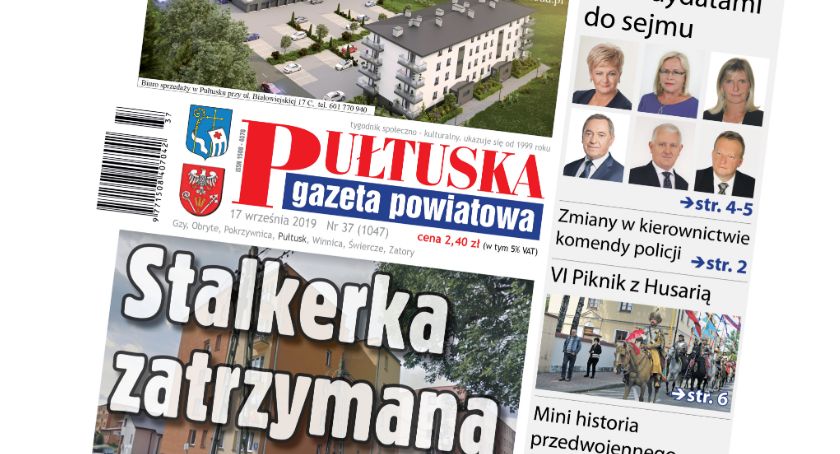 W jutrzejszym, 37 numerze Pułtuskiej Gazety Powiatowej