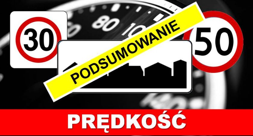 Podsumowanie wzmożonych kontroli prędkości