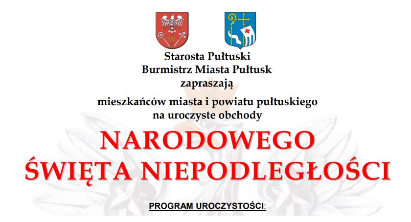 Pułtuskie Obchody Narodowego Święta Niepodległości
