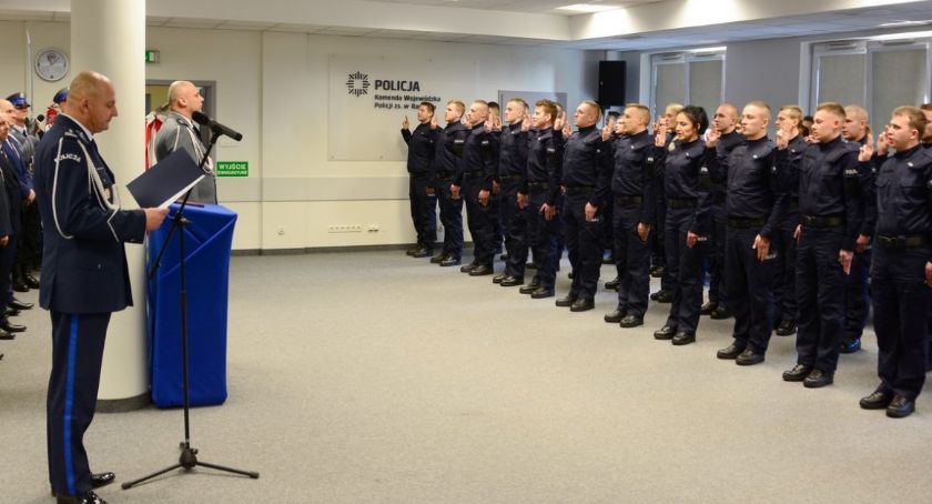 Ślubowanie mazowieckich policjantów