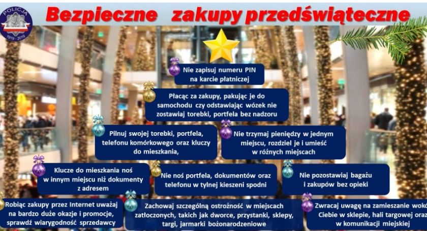 Bezpieczne zakupy przedświąteczne