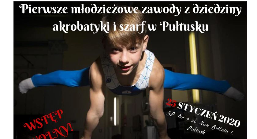 Młodzieżowe zawody akrobatyki sportowej i szarf - ZAPROSZENIE