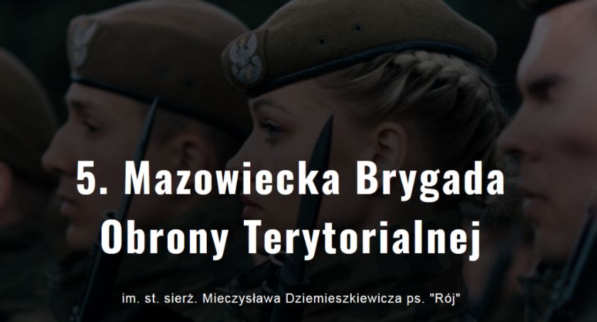 Ruszyła strona internetowa mazowieckich terytorialsów