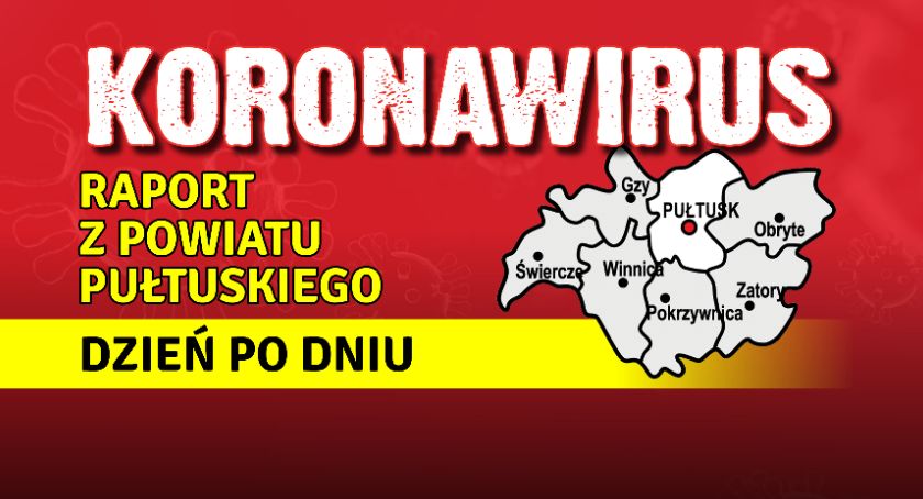 KORONAWIRUS – RAPORT Z POWIATU PUŁTUSKIEGO