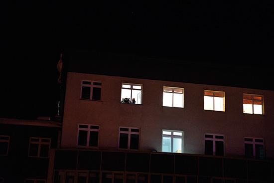 Nocna akcja straży w szpitalu
