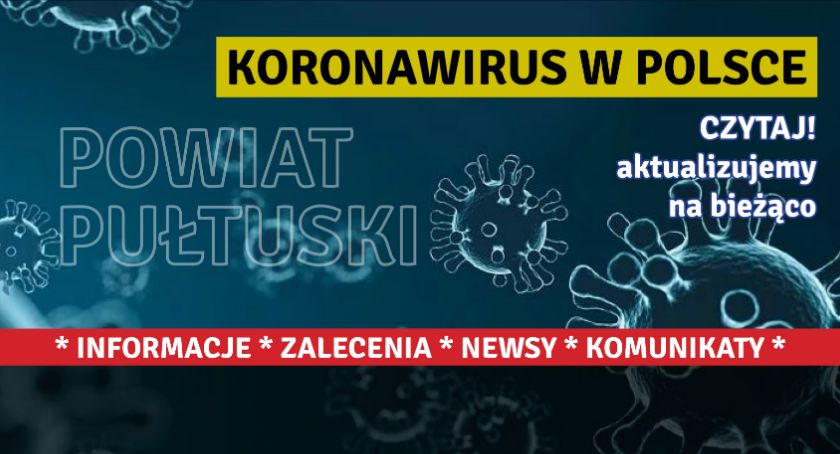 Stan danych w powiecie na godzinę 13.00