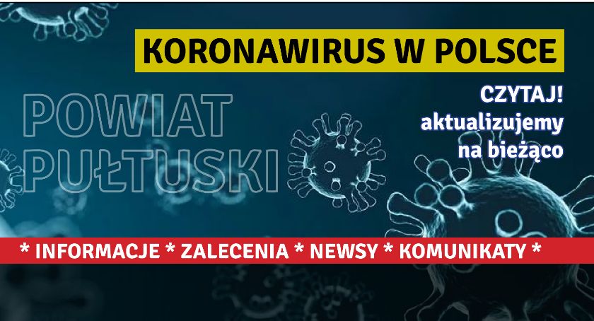 Stan danych w powiecie na godzinę 13.00 w dniu 20.03.2020 r.