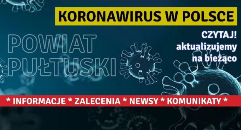 Koronawirus w powiecie – stan z 22 marca o godzinie 13