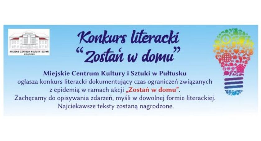 Zostań w domu - konkurs literacki MCKiS