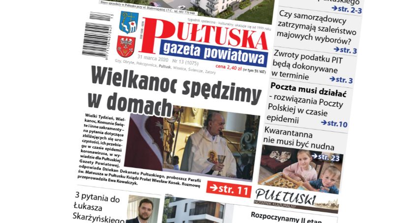 W 13 numerze Pułtuskiej Gazety Powiatowej