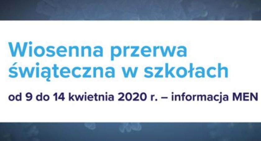 Wiosenna przerwa świąteczna w szkołach od 9 do 14 kwietnia
