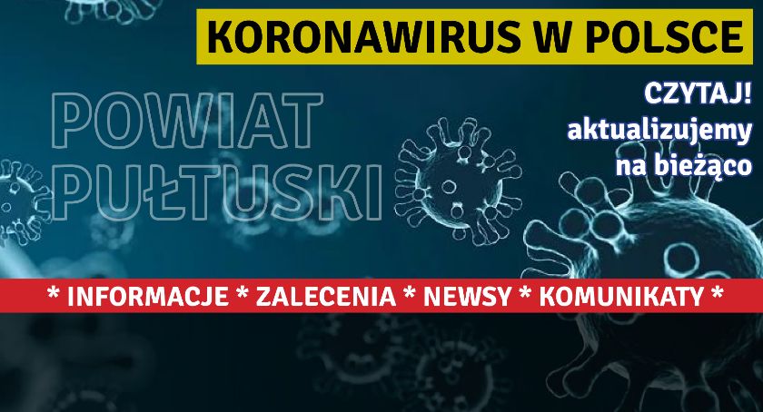 Działania prowadzone na terenie powiatu w związku epidemią koronawirusa