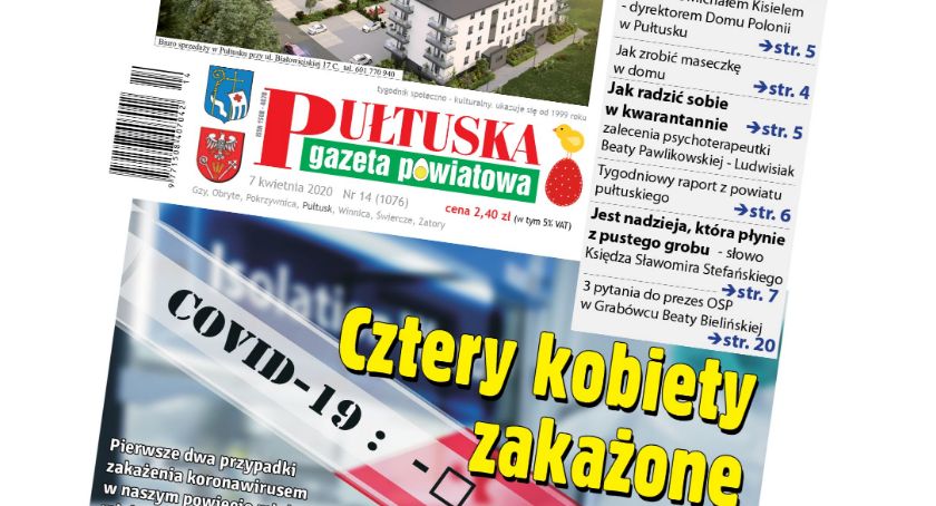 W świątecznym, 14 numerze Pułtuskiej Gazety Powiatowej