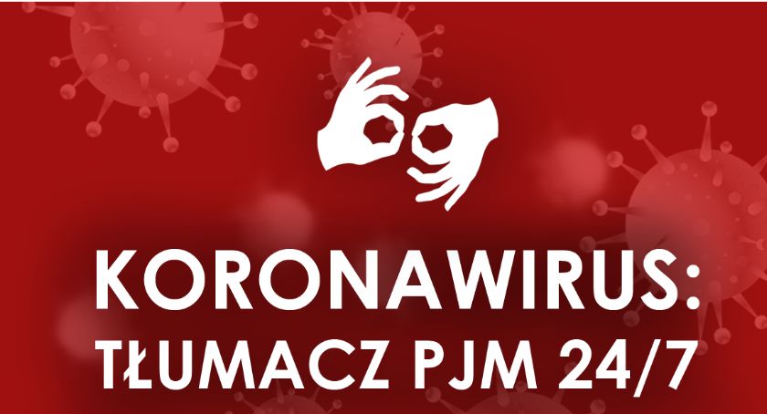 Informacja o całodobowej infolinii dla osób głuchych