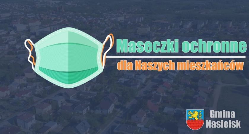 Urząd Miejski w Nasielsku kupił maseczki dla mieszkańców