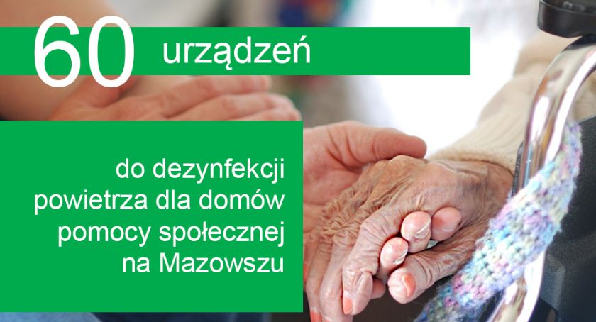 Sprzęt do dezynfekcji trafi do dwóch DPS – ów w powiecie pułtuskim