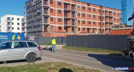Wypadek na Mickiewicza. 16-latka zabrał helikopter LPR, droga jest zablokowana