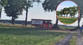 Groźny wypadek z udziałem ciągnika i motocykla. Policja podała szczegóły.