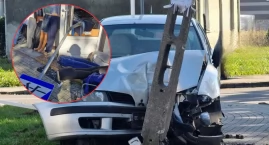 Kolizja w Świerczach. Wyglądało bardzo groźnie