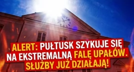 EKSTREMALNY UPAŁ W POWIECIE PUŁTUSKIM! Służby ostrzegają!