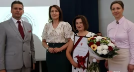 Pożegnanie Dyrektor ZS im. Bolesława Prusa Doroty Orłowskiej