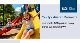 925 tys. dzieci z Mazowsza otrzymało 800+ na nowy ok&hellip;