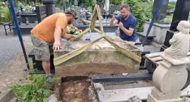 Rozpoczął się remont wyjątkowego nagrobka z XIX wieku