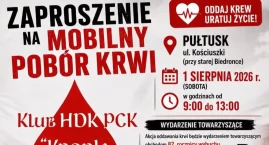 Akcja krwiodawstwa w Pułtusku: Oddaj krew i uczcij p&hellip;