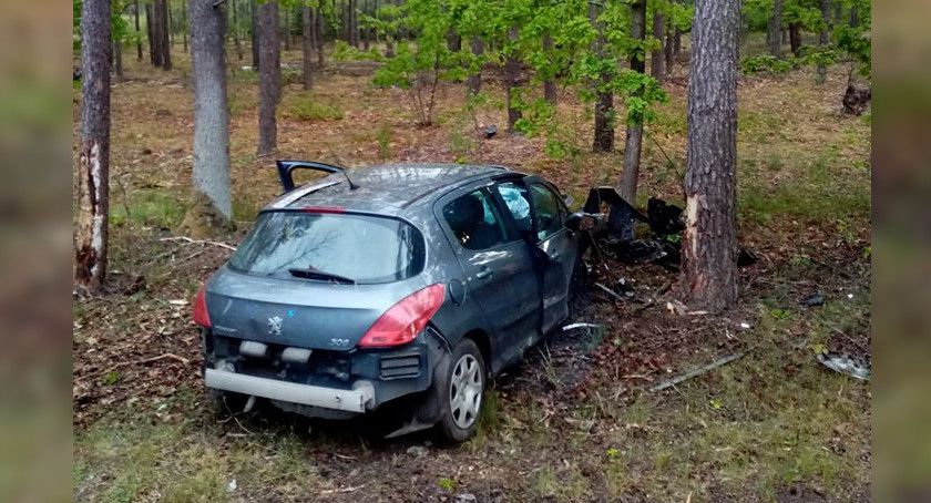 Kolizja na DK 76 – Kierowca peugeota był pijany