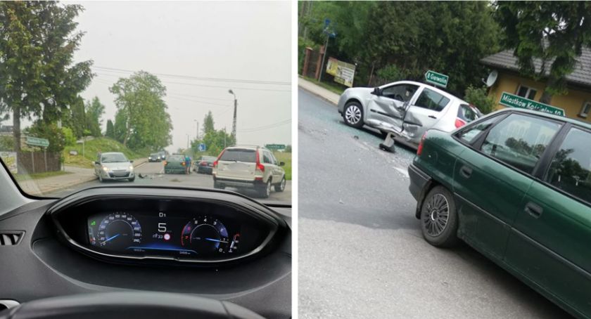 Wypadek na skrzyżowaniu w Górznie