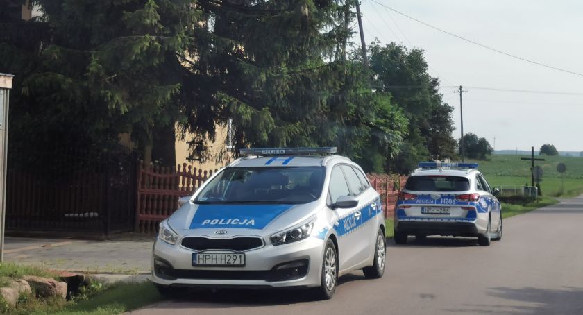 Akcja policji w Chęcinach 