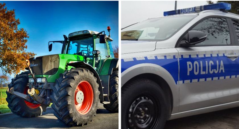 Ciągnikiem na podwójnym gazie – Doszło do kolizji – Kierowcy po alkoholu