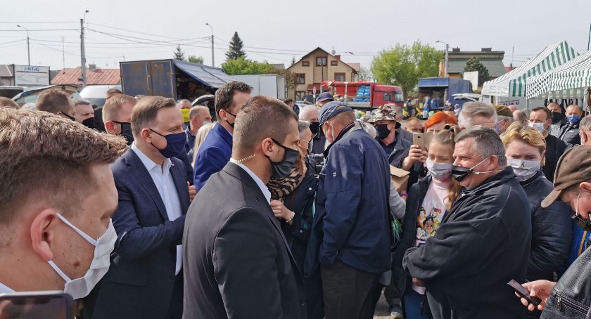 Działania sanepidu ws. wizyty prezydenta na targu zakończone