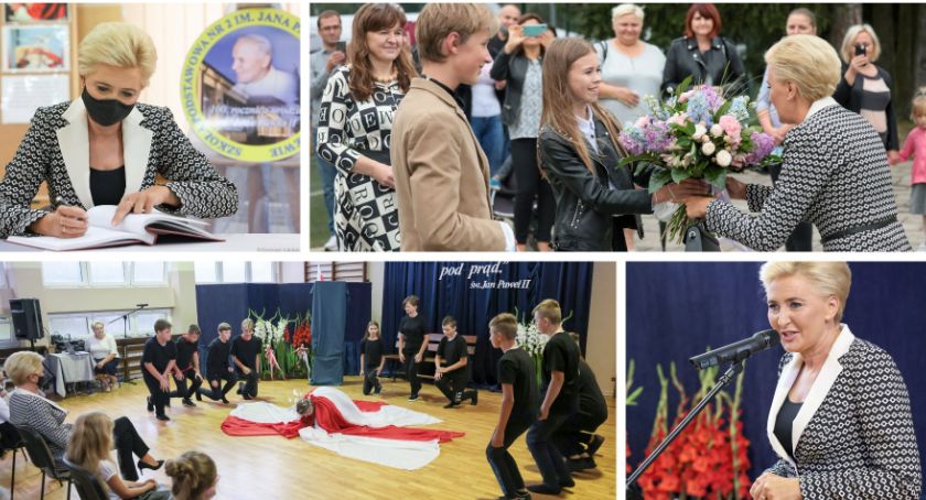 Pierwsza dama odwiedziła powiat – Wyjątkowa inauguracja roku szkolnego 