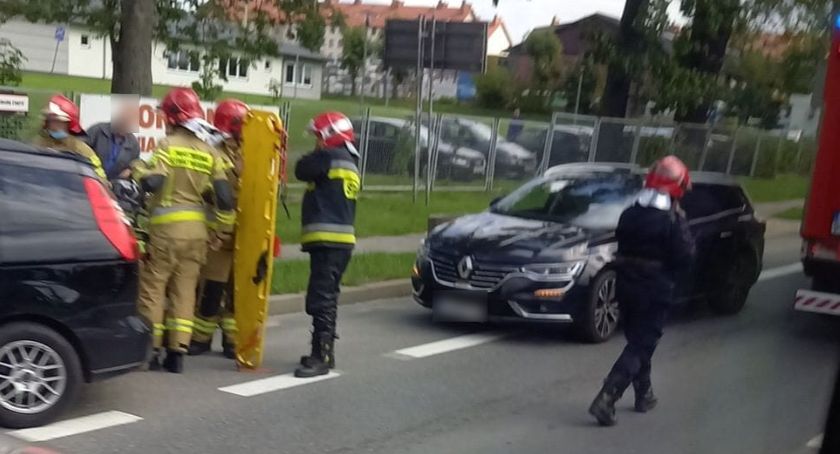Wypadek – Potrącenie rowerzysty 
